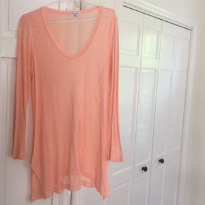 Peach tunic/blouse.